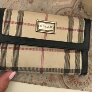 Authentic Burberry wallet